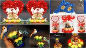 5 Unique DIY Valentine Showpiece ideas - Couple Heart Showpiece - Handmade gift ideas