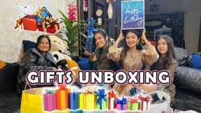 Birthday gifts unboxing | Rabia khushi sy roo pari | Hira Faisal