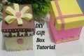 How to make gift box /Diy gifts box