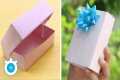 How to make a paper gift box with lid 