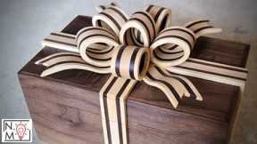 This Ribbon is WOOD! Making Wooden Present Box