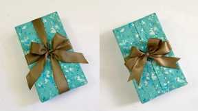 How to tie a bow on your gift box: basic & four loop bow