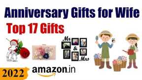 Best 17 Anniversary Gift for Wife in India (2022) || Best Anniversary Gifts for Wife