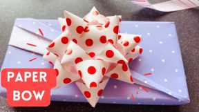 DIY Paper Bow for Birthday Gift Box | How to make a Bow out of Paper | Paper Bow Making