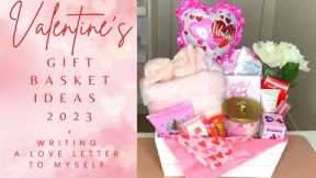 Valentine’s Gift Basket Ideas 2023 | Gift Ideas for her | LOVE letter to myself | Self Love