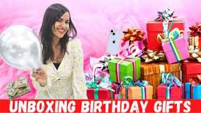 UNBOXING 100 Birthday GIFTS (A Room Full of Surprises)