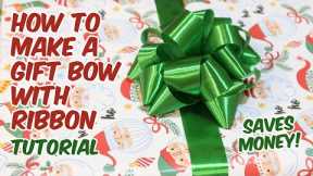 How To Make A Gift Bow With Ribbon 🎀 Ribbon Bow Tutorial