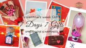 Valentine's Day Gift Idea | Valentine Week Gifts | 7days 7 Gifts | DIY Gifts