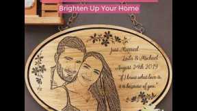 Romantic wedding gifts for couples | Express love carved in wood | Woodgeek Store