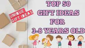50 Gift Ideas For 3-8 Years Old | Useful and Unique Gift Ideas For Kids | Gift Ideas For Kids | 2021