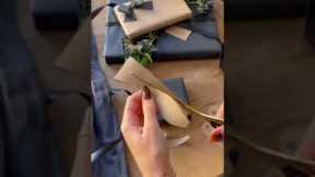 Paper bow | Gift raping idea | Quick and easy way to make paper bow