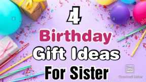 4 Beautiful Handmade Birthday Gifts For Sister | Happy Birthday Gifts | Birthday Gift Ideas 2021