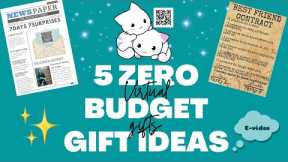 5 Zero budget virtual gift ideas | Online surprise gifts for best friend | Quarantine surprise