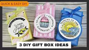 Three Adorable DIY Gift Box Ideas You Will Love - A Quick & Easy Box, Family, and Friends Will Love