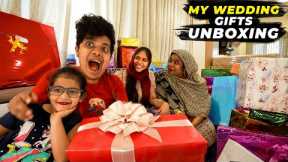 Wedding Gifts Unboxing With Family ❤️ - Irfan's View