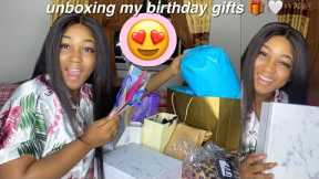 Unboxing my birthday gifts 🎁🤍