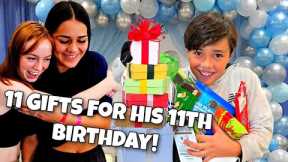 11 Gifts For His 11th Birthday! | Birthday Special