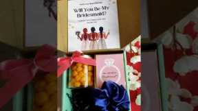 Bridal party gifts | Bridesmaid gift ideas | To book an order DM us WhatsApp @ 8920342420