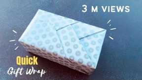 Easy Gift Wrapping | DIY Gift Packing Idea | Gift Wrap for any Occasion #giftwrap