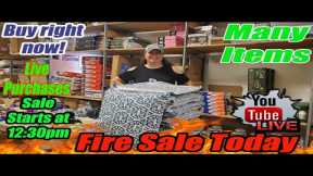 Live Fire Sale 12:30 Central Time Pillows, clothing, Candy, Toys, 3d - printed items and more!