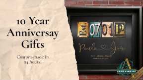 10th Anniversary Gift Ideas for Husband and Wife
