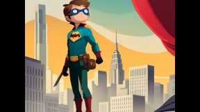 The Adventures of Little Oliver and the Gotham City Hero | Kids Bedtime Stories