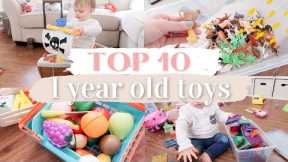 TOP 10 TOYS FOR 1 YEAR OLDS ✨ | MOST USED TODDLER TOYS | KAYLA BUELL