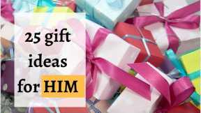 Affordable 25 Gifts for boyfriend / husband /dad / brother by FabArts Studio