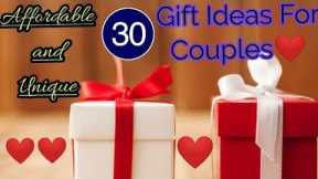 30 Awesome Gift Ideas for Couples | Anniversary Gift Ideas for Couples 2023 | Best gifts for couples