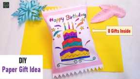 Cute Paper Gift Ideas | DIY Birthday Pack | Handmade Gifts | Craft Stack