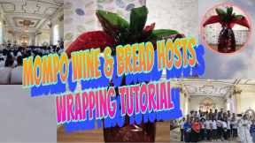 MOMPO WINE & BREAD HOSTS WRAPPING TUTORIAL || Godfrey's Baccalaureate Mass || Gr-6 || Indzae Lahlin