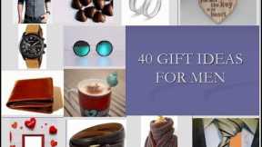 40 GIFT IDEAS FOR MEN | BIRTHDAY GIFT IDEAS FOR MEN | ANNIVERSARY GIFT IDEAS | GIFT IDEAS FOR BF