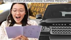 ISABELLES 18TH BIRTHDAY MORNING OPENING PRESENTS! 🚘😱🎂✨