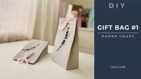Easy to do small paper gift bag | 5 minutes craft | DIY