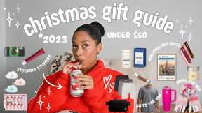 CHRISTMAS GIFT GUIDE 2023 // gifts under $50, gifts for her, for him, personalized gifts, & more!