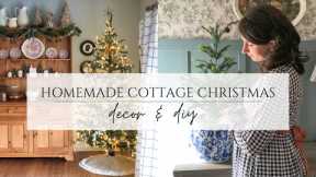 Homemade Cottage Christmas | Decorate With Me | Budget Friendly Christmas DIY Ideas and Inspiration