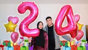 Surprising My Wife With 24 Gifts For Her 24th BIRTHDAY