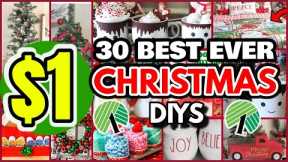 30 DOLLAR TREE Christmas DIYS you SHOULD be trying 2022 ┃GORGEOUS $1 Home Decor┃SHOCKING DIYS