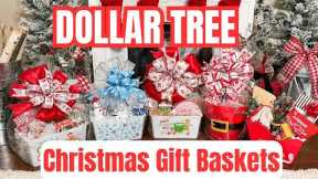 Dollar Tree Christmas GIft Baskets 2023! Gifts Under $20.00
