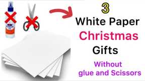 3 Christmas Gift! (Friends, Teachers, Parents) |White paper Christmas gift idea |DIY Christmas Gifts