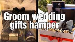 Groom wedding gifts packing ideas | men's wedding suits, shirts packing ideas |groom's gifts hamper