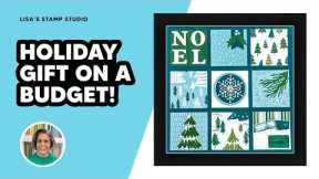 Use Your Handmade Card Supplies to Make a Christmas Gift on a Budget