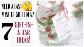 Christmas Gift Jar Ideas ~ Easy Homemade Gifts ~ Handmade Christmas Gifts ~ Gift in a Jar Ideas