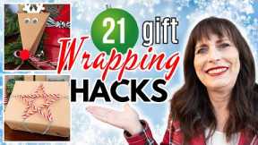 21 Genius DIY HACKS For Wrapping Christmas Gifts!