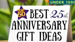 50 Awesome 25th Anniversary Gift Ideas Under Rs.1000 | 25th Anniversary Gift Ideas | Silver Jubilee