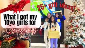 🤫SPECIAL GIFT! WHAT I GOT MY 10-YEAR-OLD GIRLS FOR CHRISTMAS 2022-Mom of 6 Christy Gior