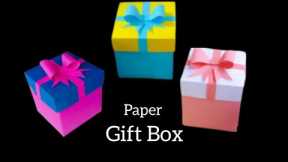 DIY | How To Make Paper Box that opens and closes | DIY gift box