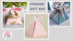 Pyramid gift box / DIY gift wrapping / pyramid box