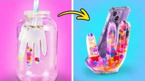 CUTE EPOXY RESIN AND 3D PEN CRAFTS || DIY Gift Ideas for Smart Parents by 123GO!