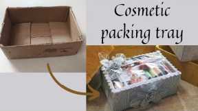 DIY wedding packing tray /Cosmetic packing tray for wedding /Engagement packing tray by Purva's Art